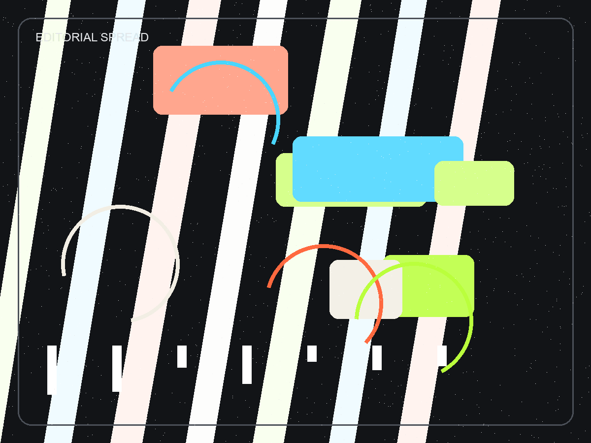 Editorial prompt direction artwork.