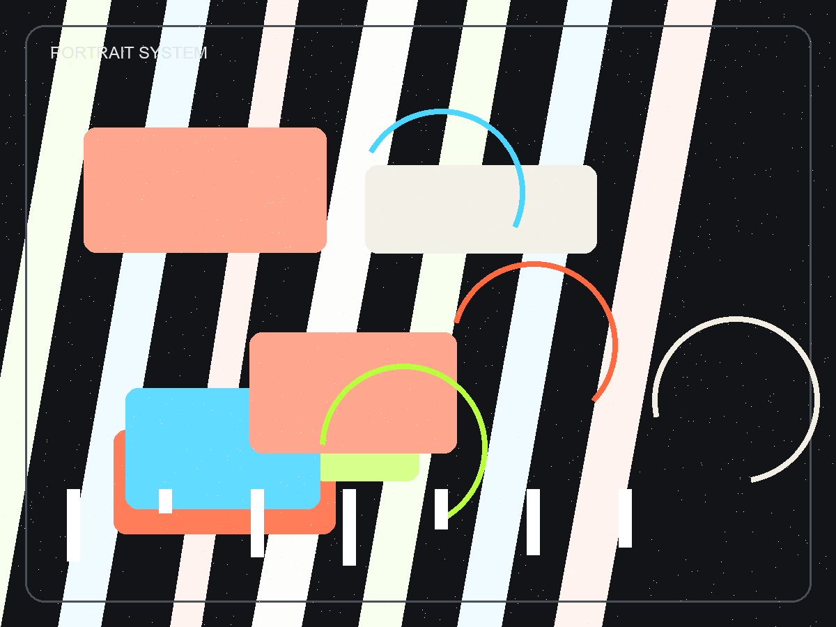 Portrait prompt direction artwork.